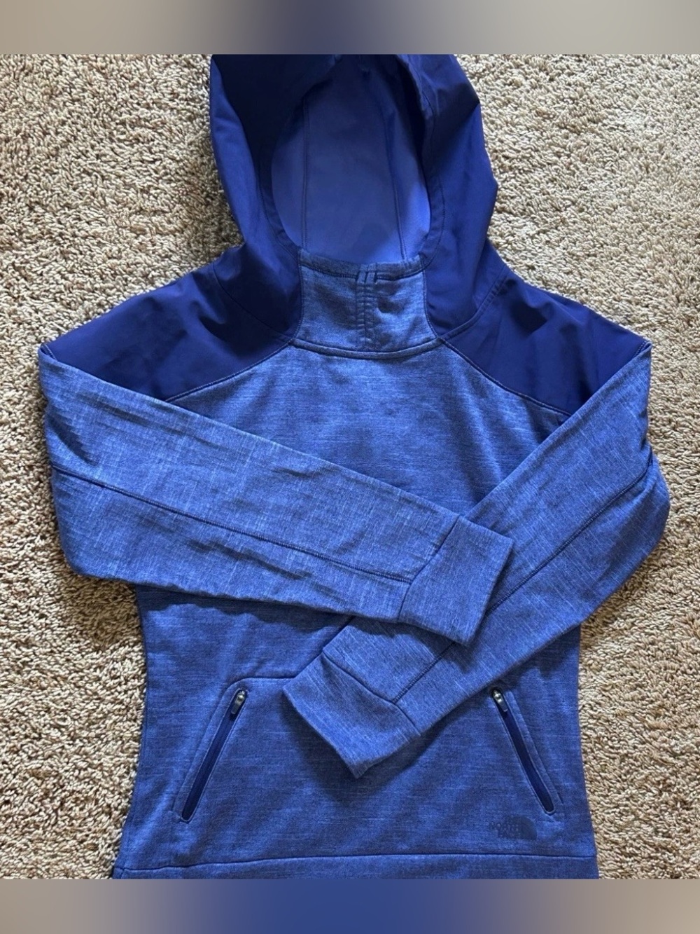 North Face Hoodie Womens Purple/Blue Small Pullover Performance Mtn Coat Jacket